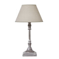 Antia Stem Table Lamp with Natural Linen Shade