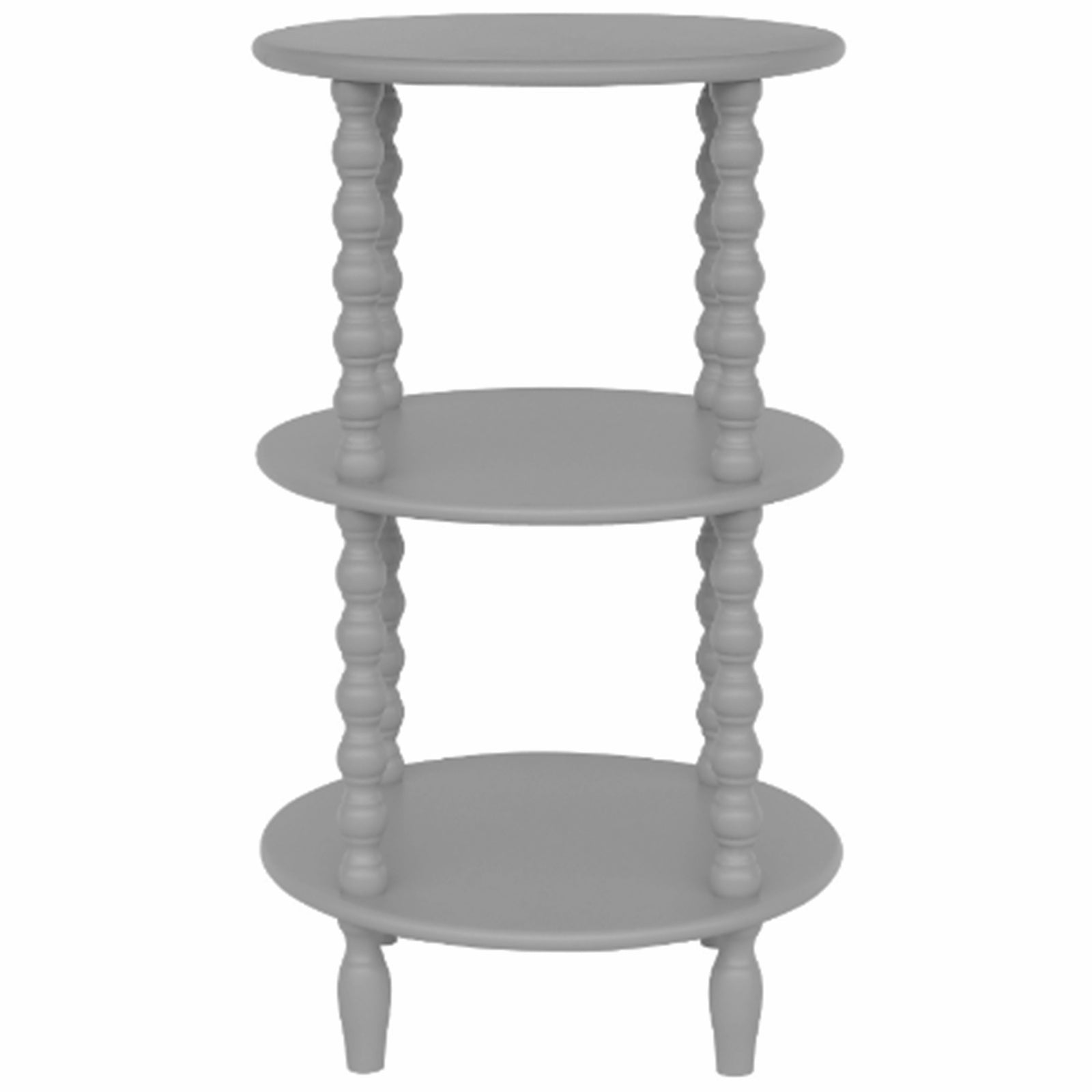Camden Collection Tall Round Side Table – Elegant Modern Display & Functional Design
