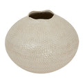 Zaffera Caldron Vase – Modern Mottled Ceramic Centrepiece