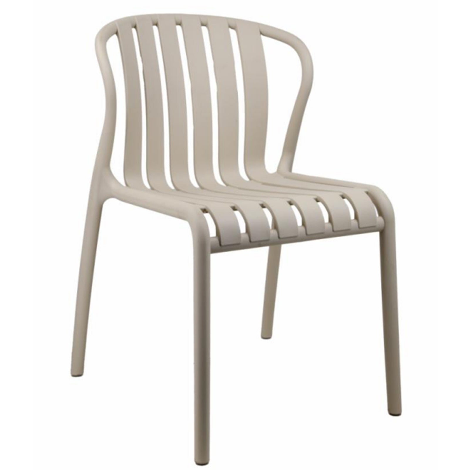 Putty Grey Outdoor Dining Chair – Modern Comfort & Versatile Style