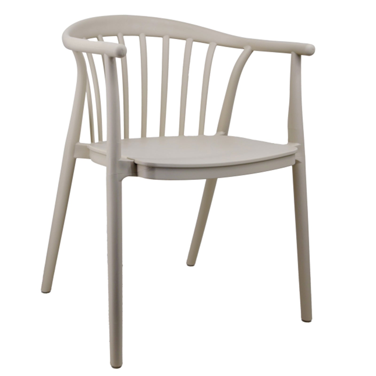 Echo Putty Grey Outdoor Dining Chair – Stylish Comfort for Modern Spaces