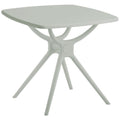 French Grey Square Dining Table – Elegant, Weather-Resistant Outdoor Style