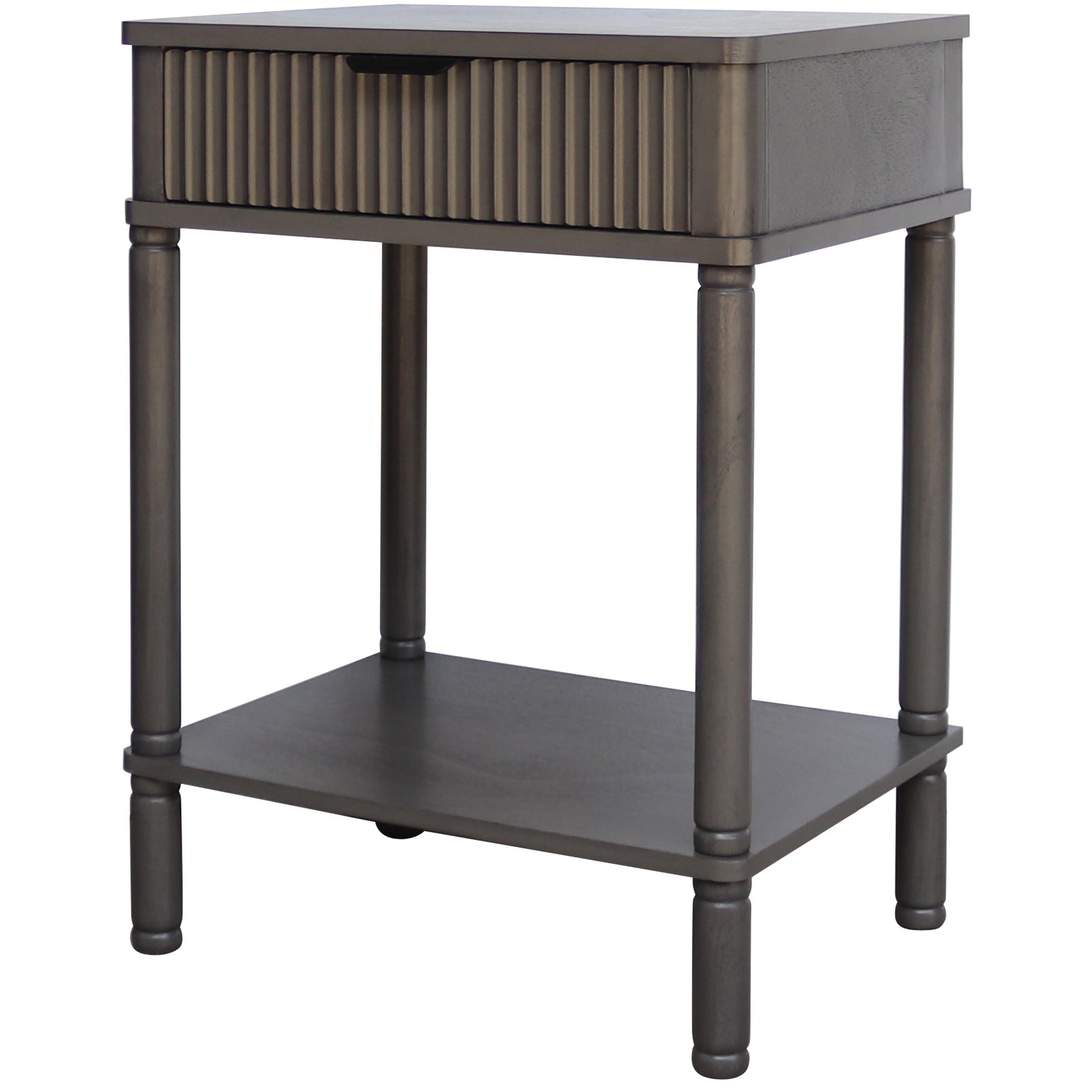 Reed Collection 1 Drawer Side Table – Elegant Design, Effortless Versatility