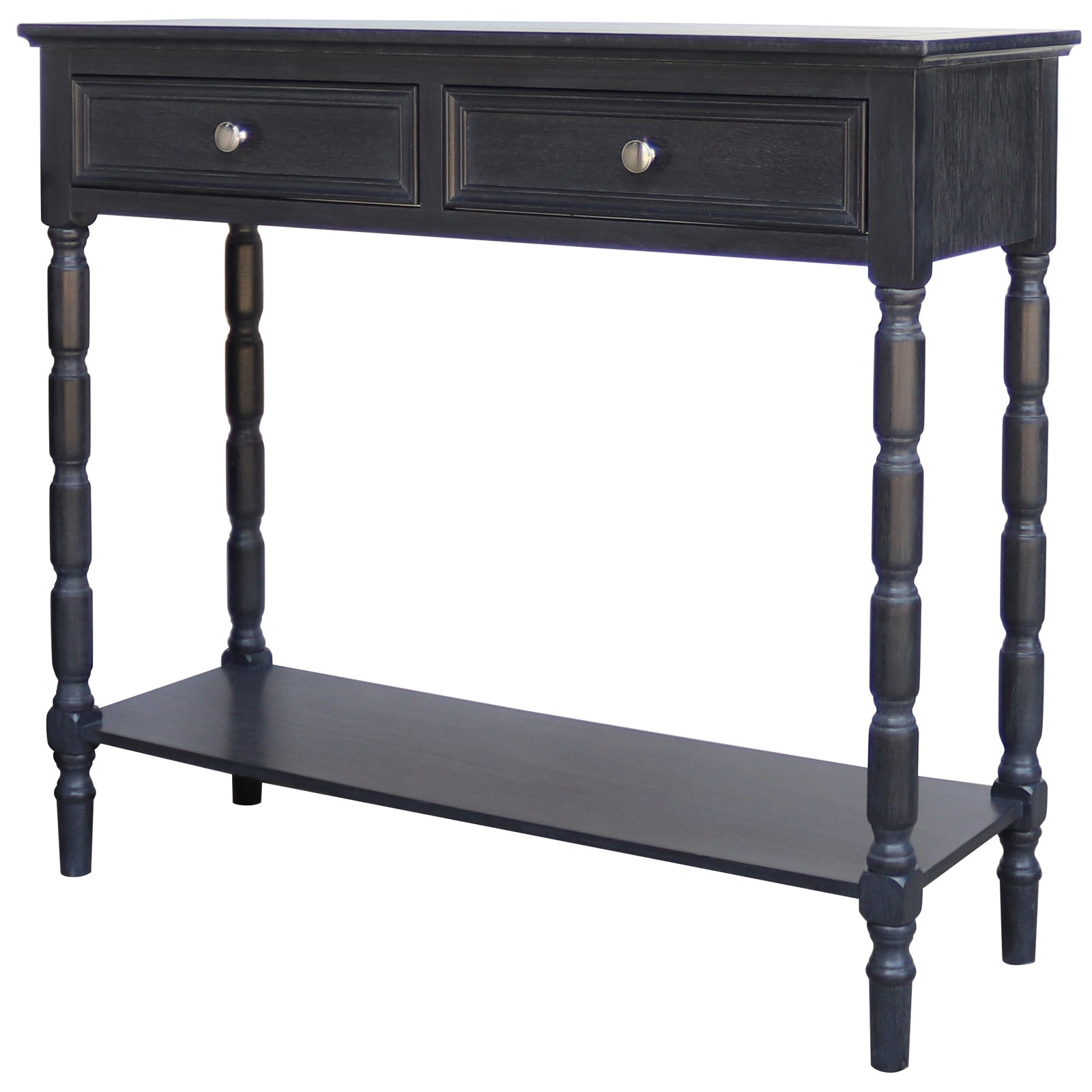 Contour Collection 2 Drawer Console – Elegant Storage with Refined Design