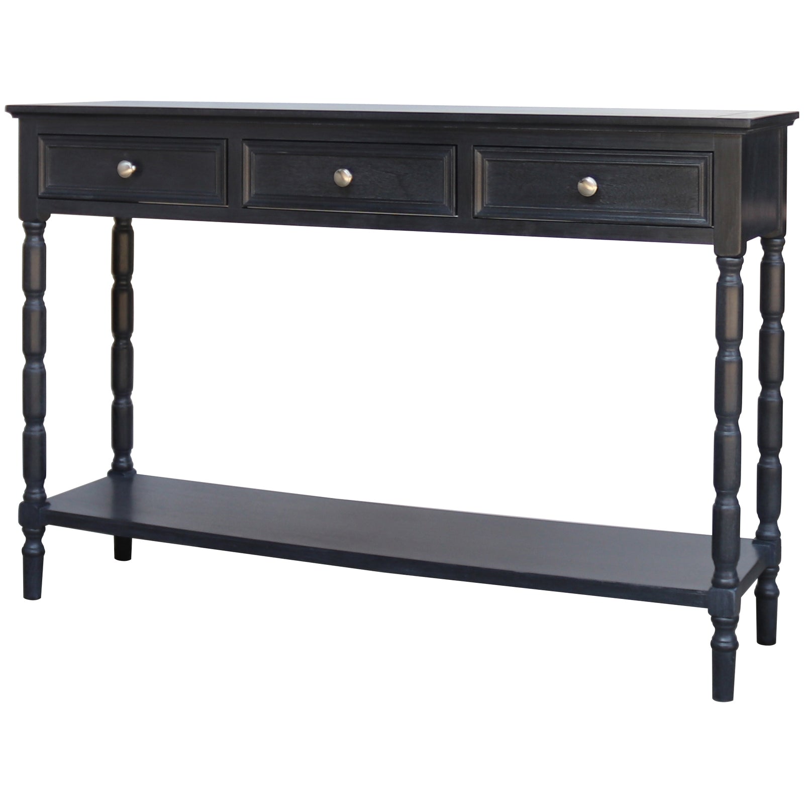 Contour Collection 3 Drawer Console – Elegant Design with Functional Storage