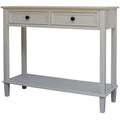 Belmont 2 Drawer Console – Wooden Storage Console Table