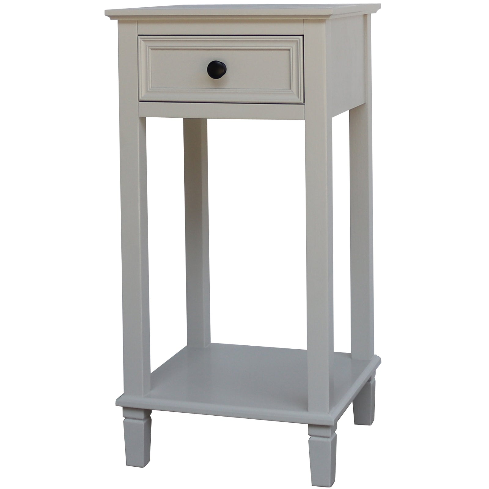 Belmont Collection 1 Drawer Side Table - Lamp table - bedside