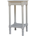 Belmont Rattan Collection Side Table – Natural Woven Rattan Accent Table