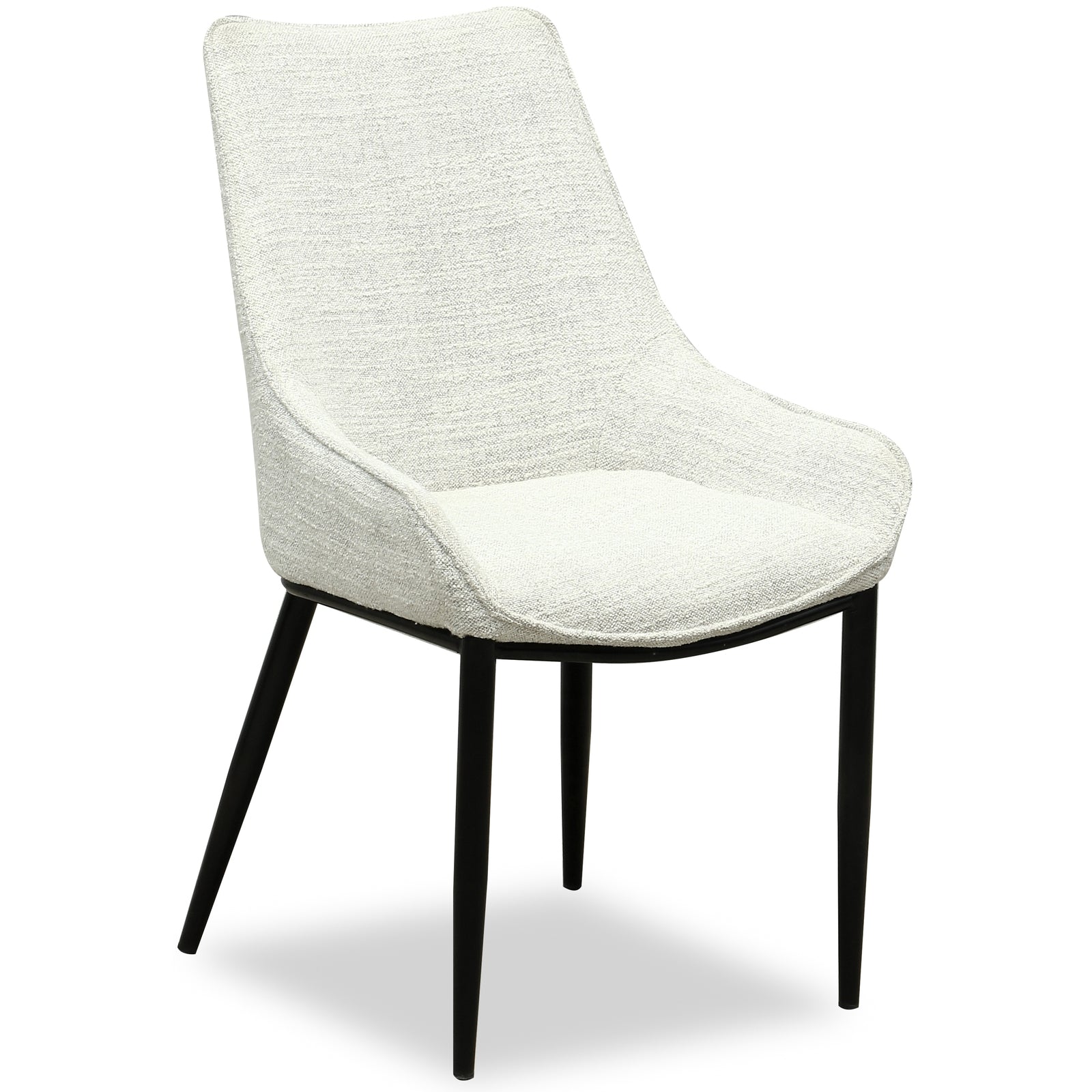 Zephra Dining Chair – Curved Back Contemporary Dining Seat
