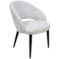 Sorelle Curved Dining Chair – Modern Upholstered Dining Seat