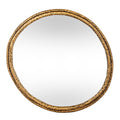 Nahla Small Mirror With Dimpled Frame - high quality decorative mirror