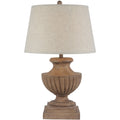 Marbelle Table Lamp – Refined Base with Edged Linen Shade 60cm