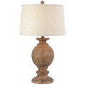 Clarion Table Lamp – Tapered Edged Linen Shade with Textured Base