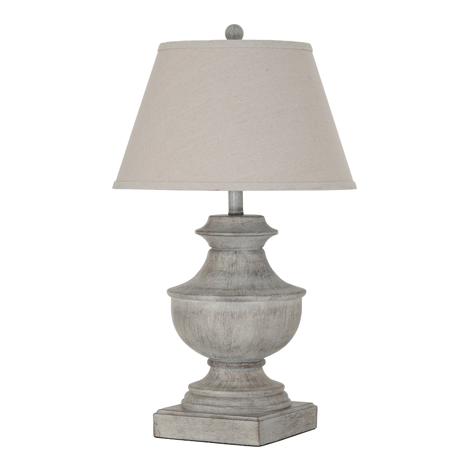 Montara Table Lamp – Warm-Toned Base with Linen Shade 66cm