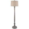 Stella Floor Lamp With Linen Shade 154cm Floor Standing