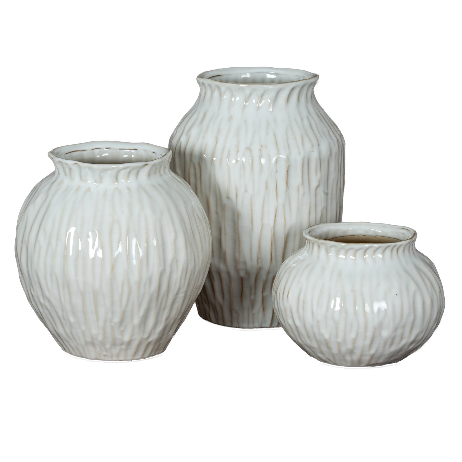 Numa Ople Vase – Textured Ceramic Accent