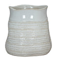 Tava Hewn Bud Vase – Small Textured Ceramic Vase