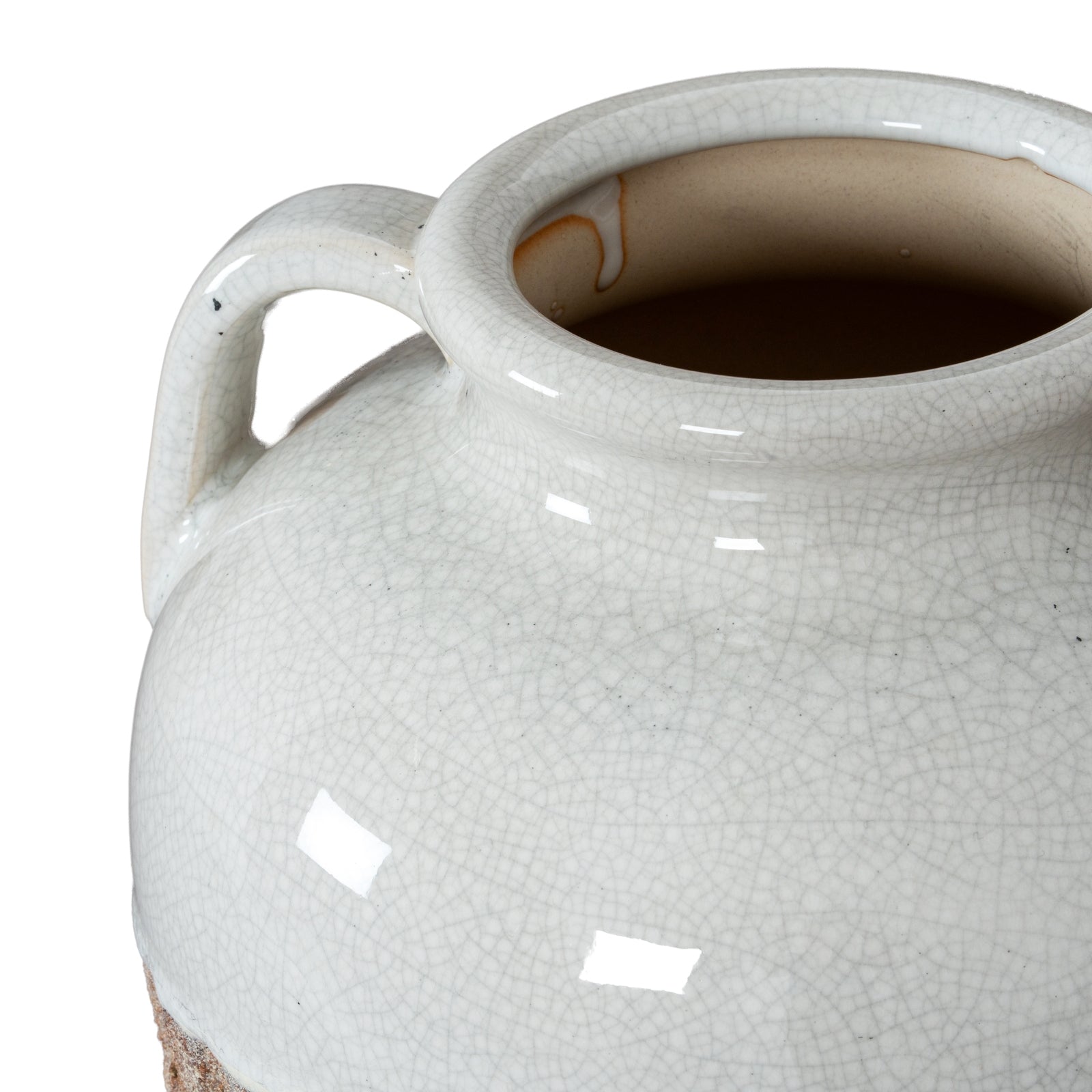 Medium Ceramic Vase – Rounded Body with Defined Neck