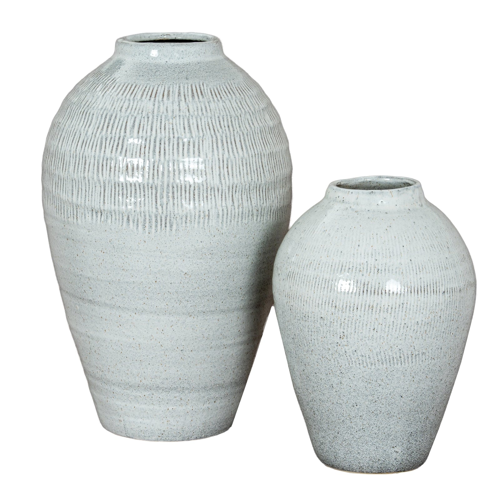 Kemi Medium Olpe Vase – Ceramic Vase with Smooth Glazed Finish