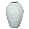Kemi Large Olpe Vase – Sculpted Ceramic Vase with Wide Opening and Modern Form