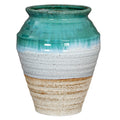 Fen Olpe Vase – Textured Ceramic Vase with Soft Curves and Neutral Finish