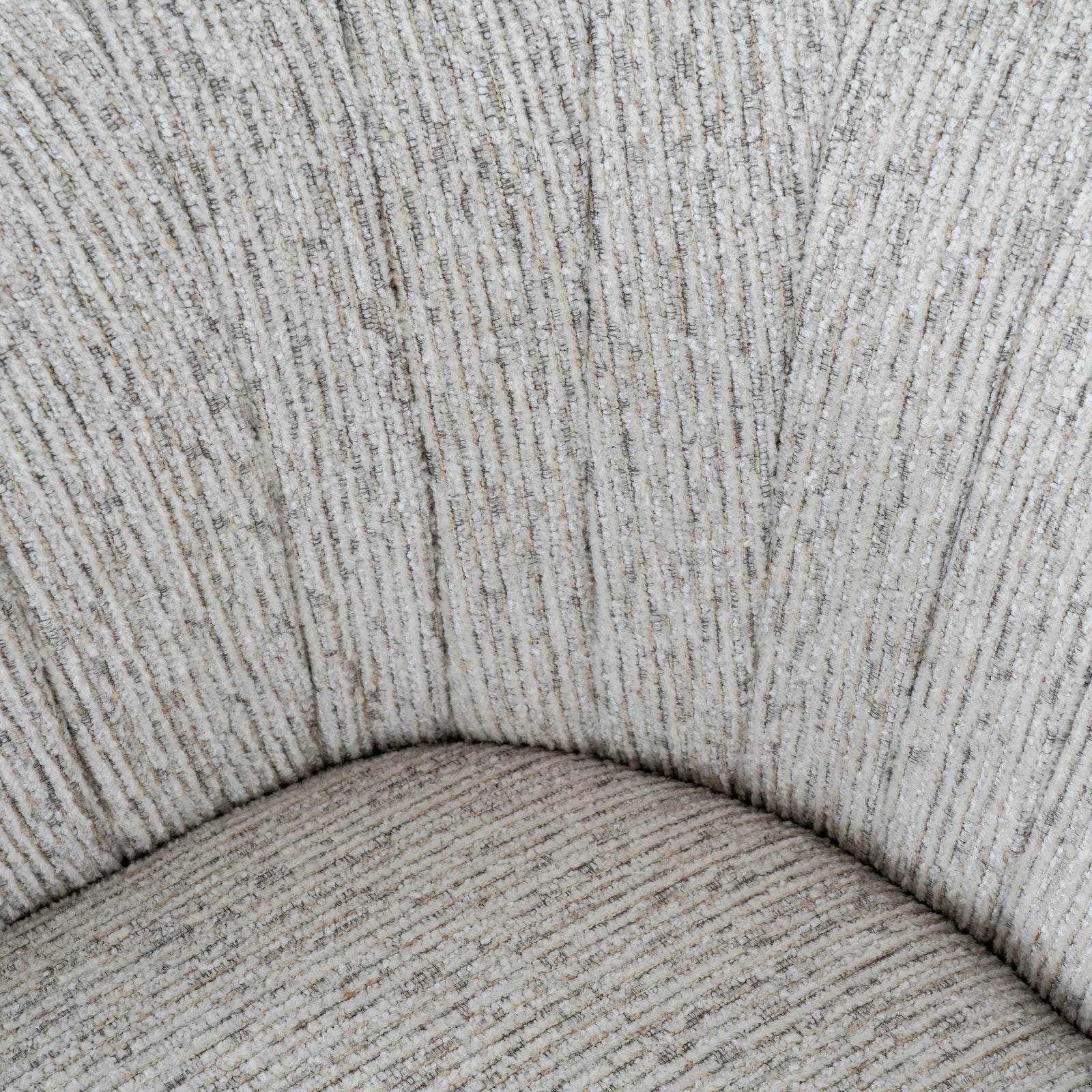 Avia Mist Armchair – Soft Textured Fabric in Neutral Grey