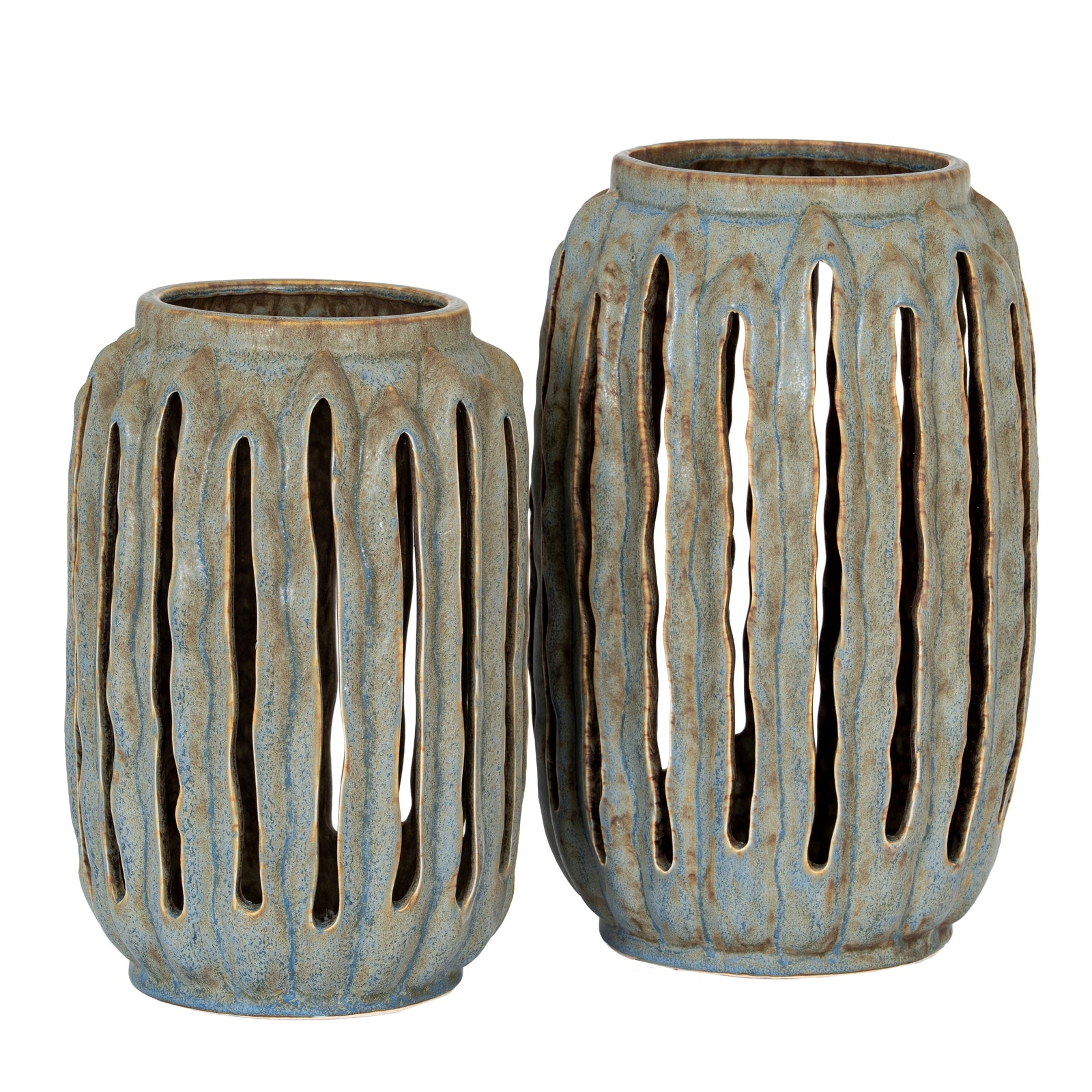 Capella Tall Lantern Candle Holder – Tall Ceramic Lantern for Elegant Ambient Lighting