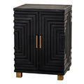 Lennox Black 2 Door Small Sideboard