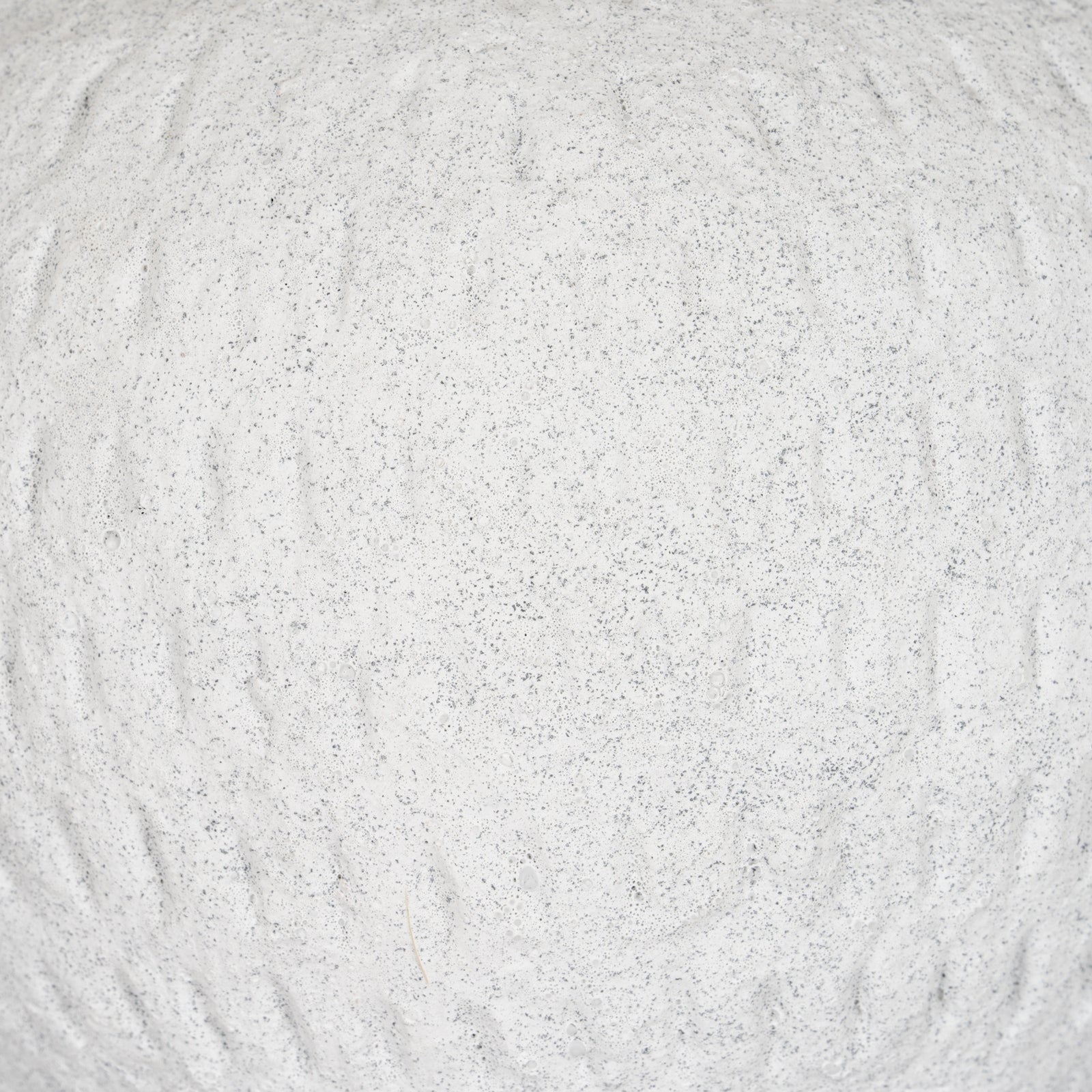 Ashen Medium Round White Ceramic Vase - 19cm Textured Matte