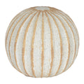 Grove Medium Decorative Ball- 15cm Ribbed Sculptural Accent