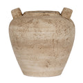 Terra Medium Ceramic Urn Vase with Handles – Brown, 29cm