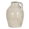 Tarn Collection Medium Ceramic Jug with Handle – White, 23cm
