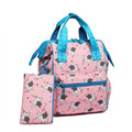 Miss Lulu Child's Unicorn Backpack with Pencil Case - Pink