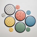 Gonge Tactile Discs Set – Sensory Play Discs for Hands and Feet, 10 Pieces
