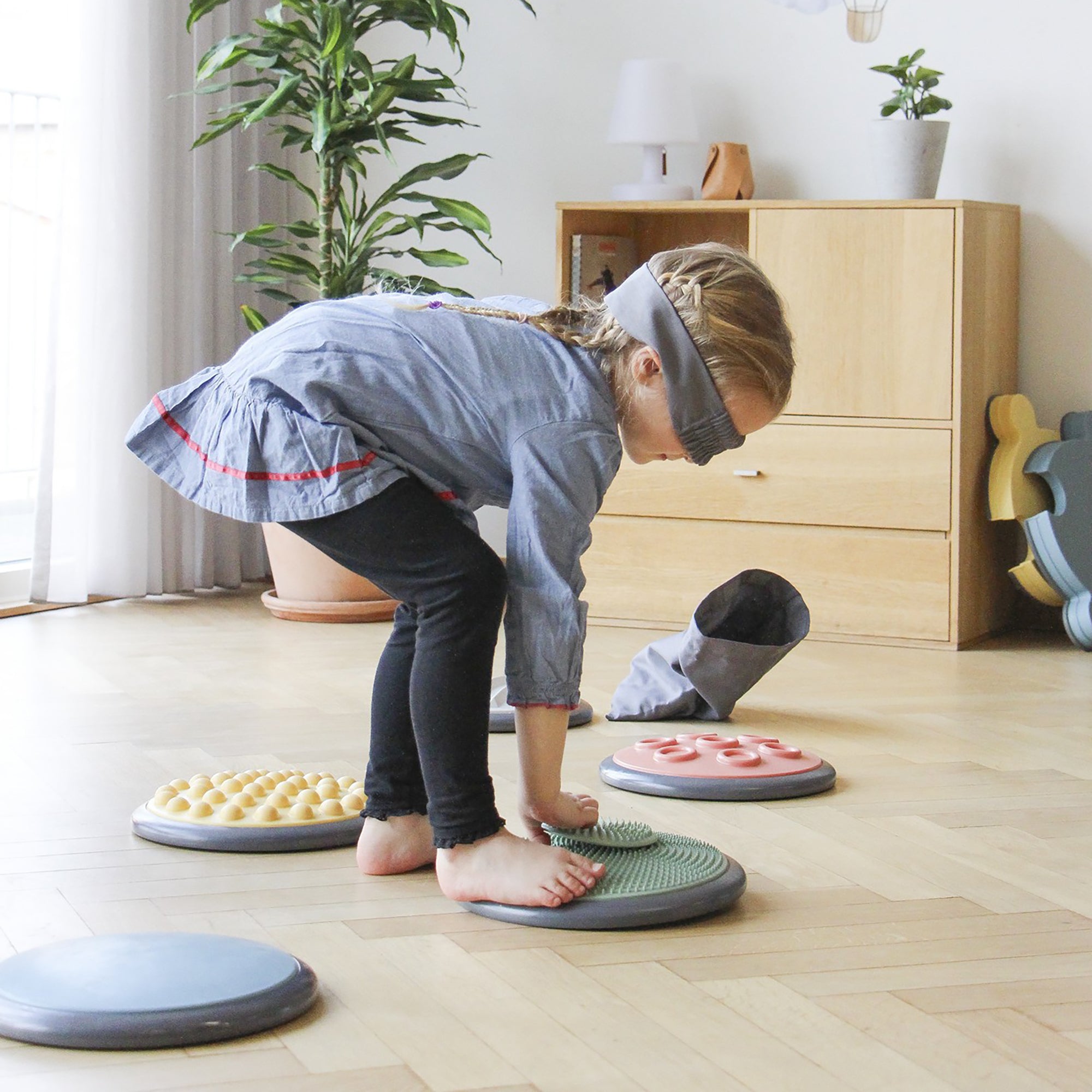 Gonge Tactile Discs Set – Sensory Play Discs for Hands and Feet, 10 Pieces