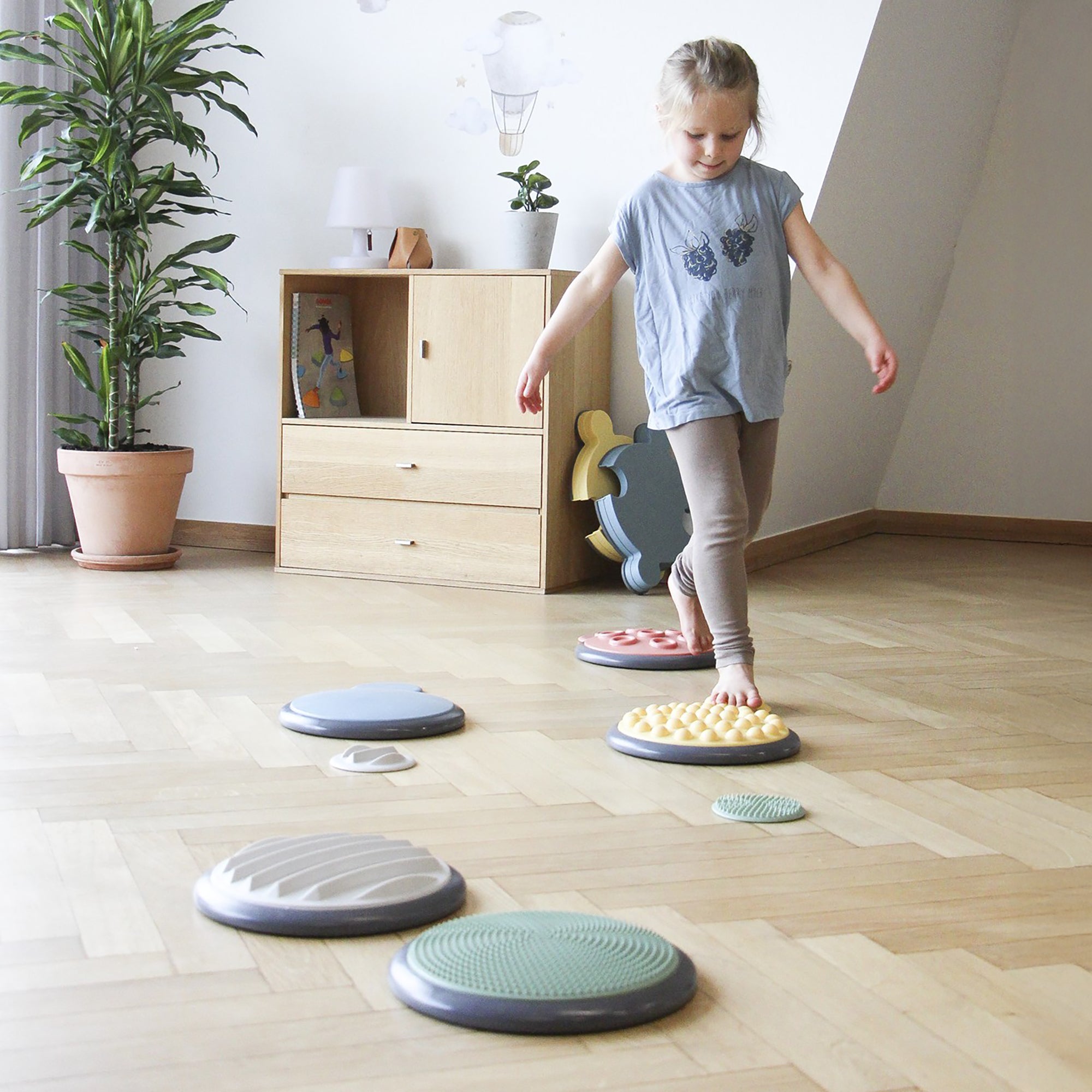 Gonge Tactile Discs Set – Sensory Play Discs for Hands and Feet, 10 Pieces