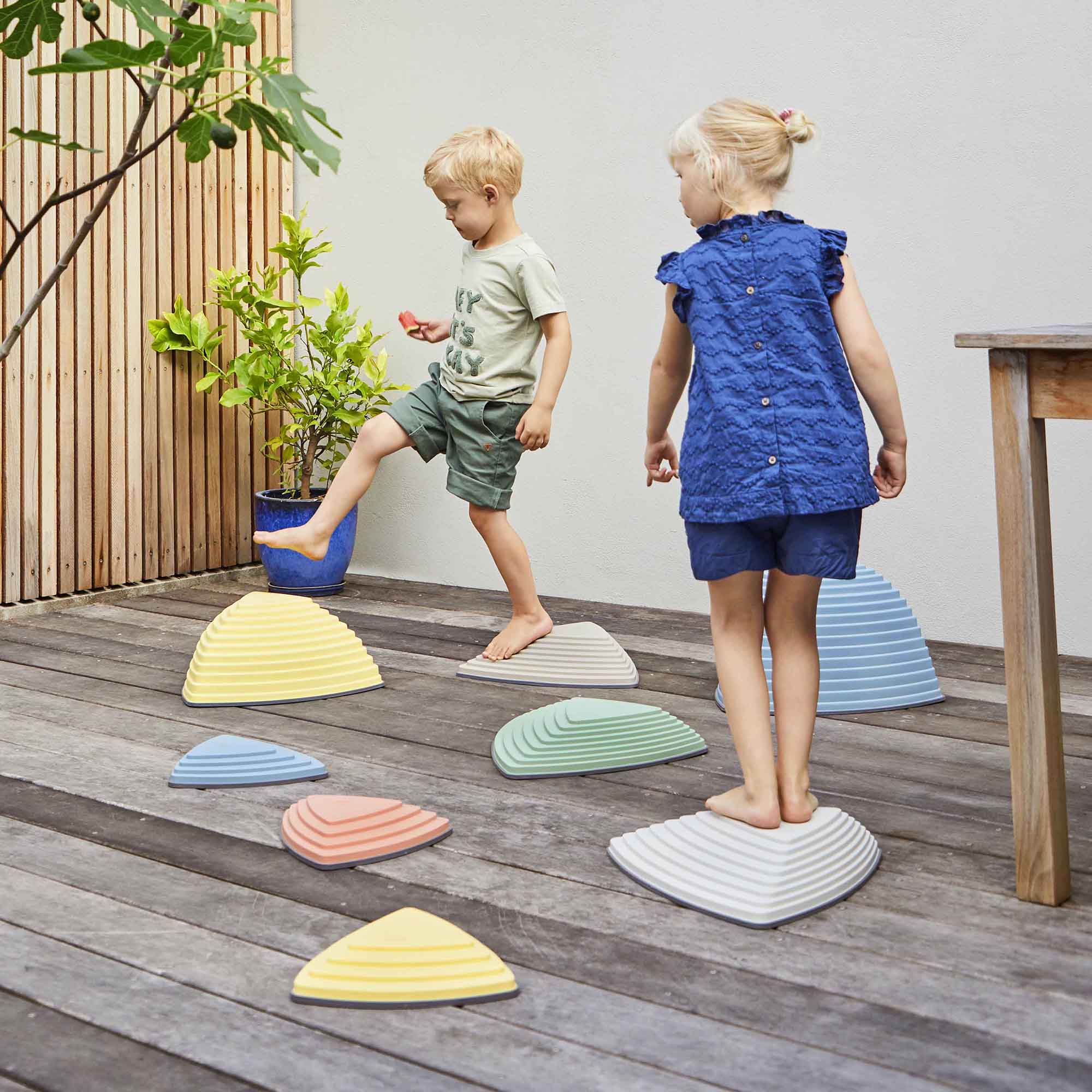 Gonge River Stones – Balance and Coordination Stepping Stones Set of 6