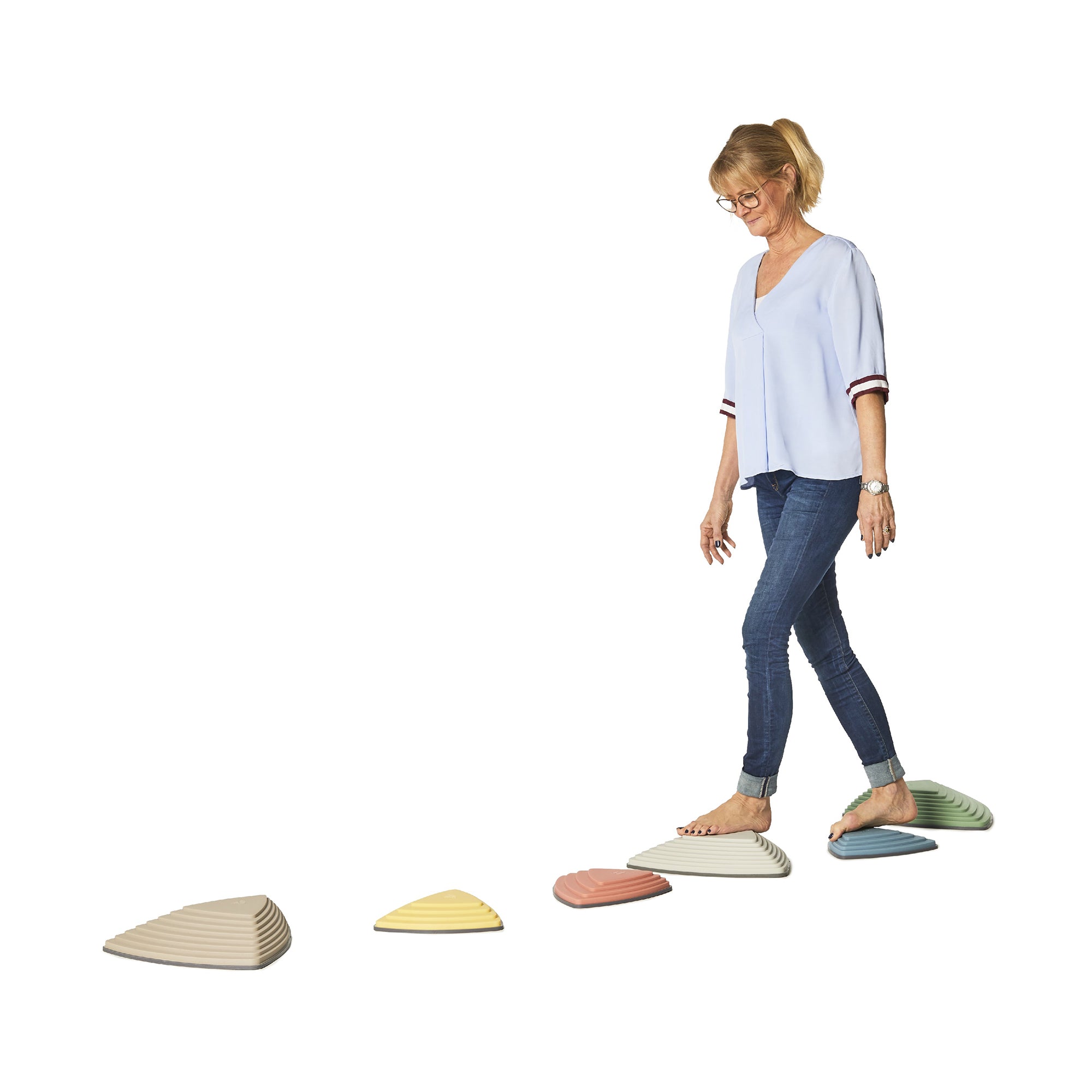 Gonge River Stones – Balance and Coordination Stepping Stones Set of 6