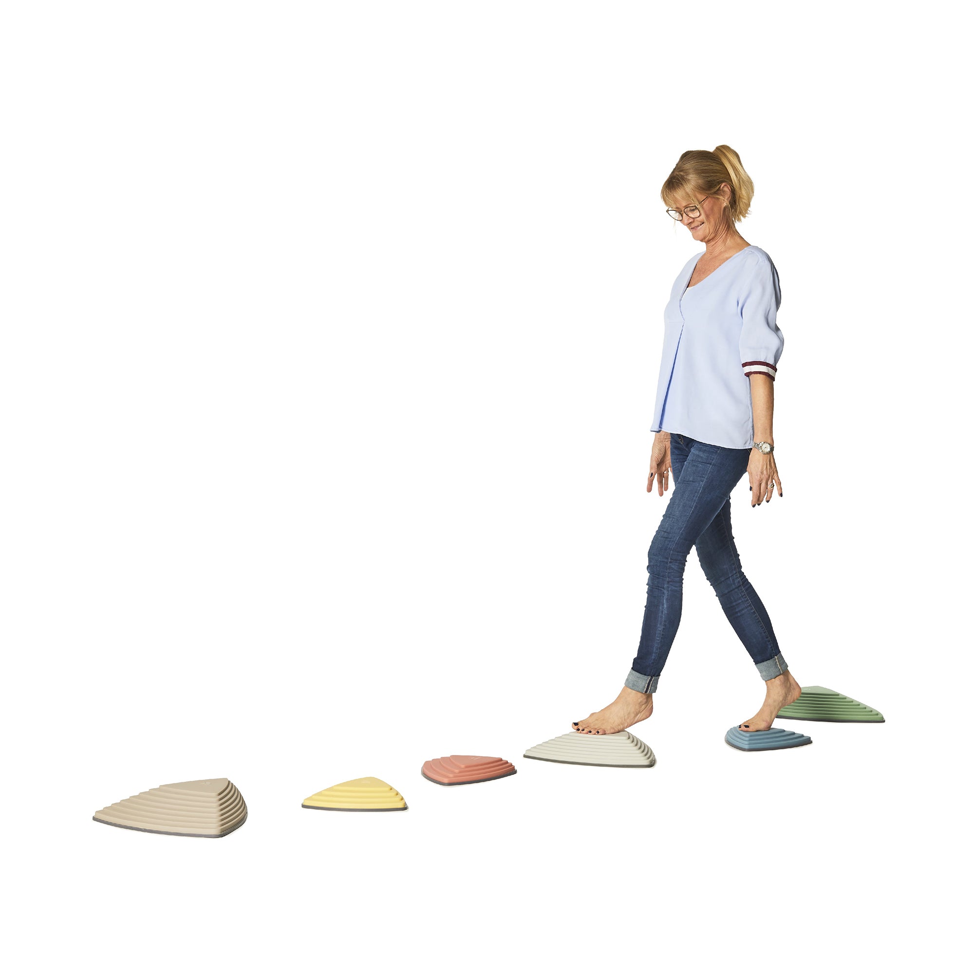 Gonge River Stones – Balance and Coordination Stepping Stones Set of 6