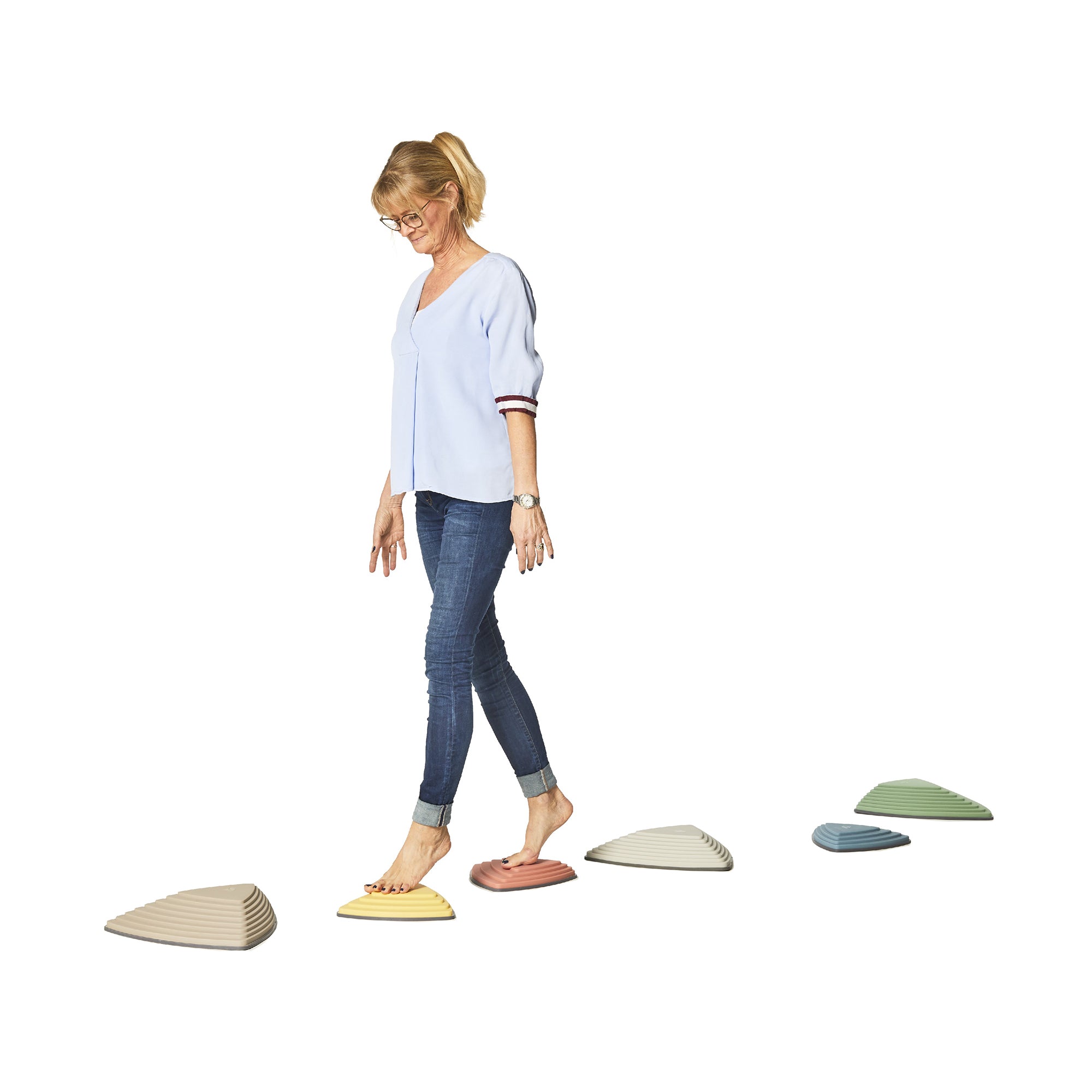 Gonge River Stones – Balance and Coordination Stepping Stones Set of 6
