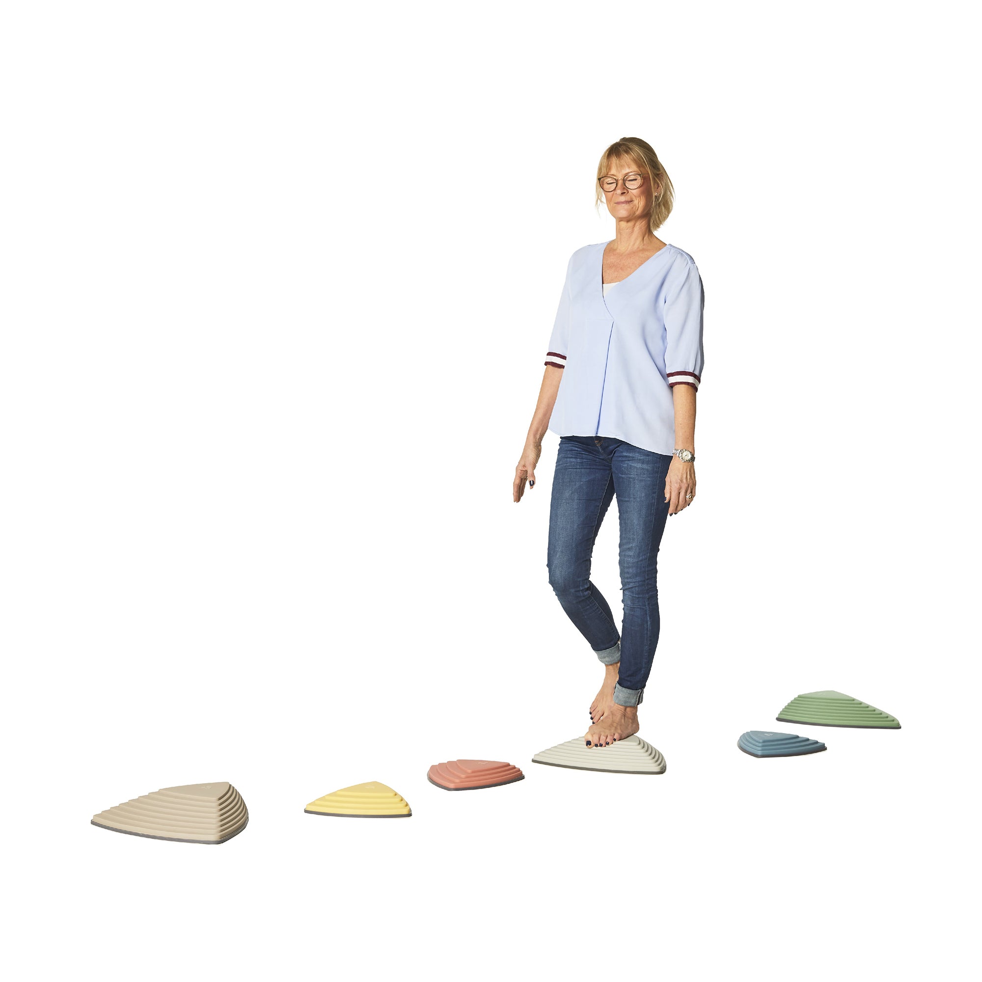 Gonge River Stones – Balance and Coordination Stepping Stones Set of 6