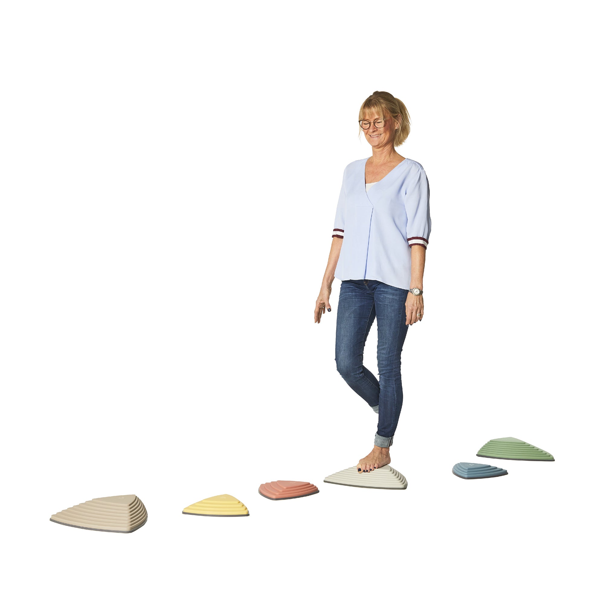 Gonge River Stones – Balance and Coordination Stepping Stones Set of 6