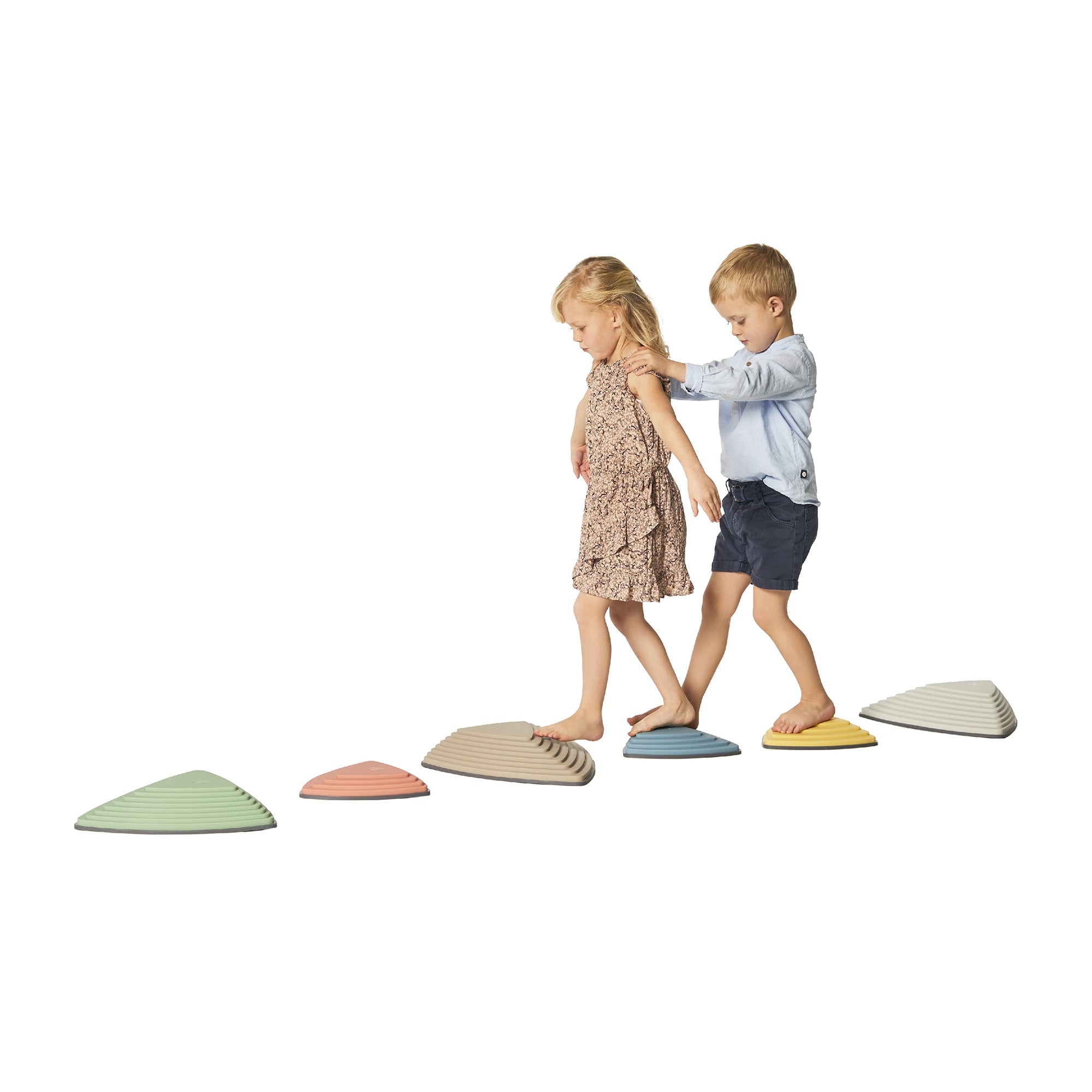 Gonge River Stones – Balance and Coordination Stepping Stones Set of 6