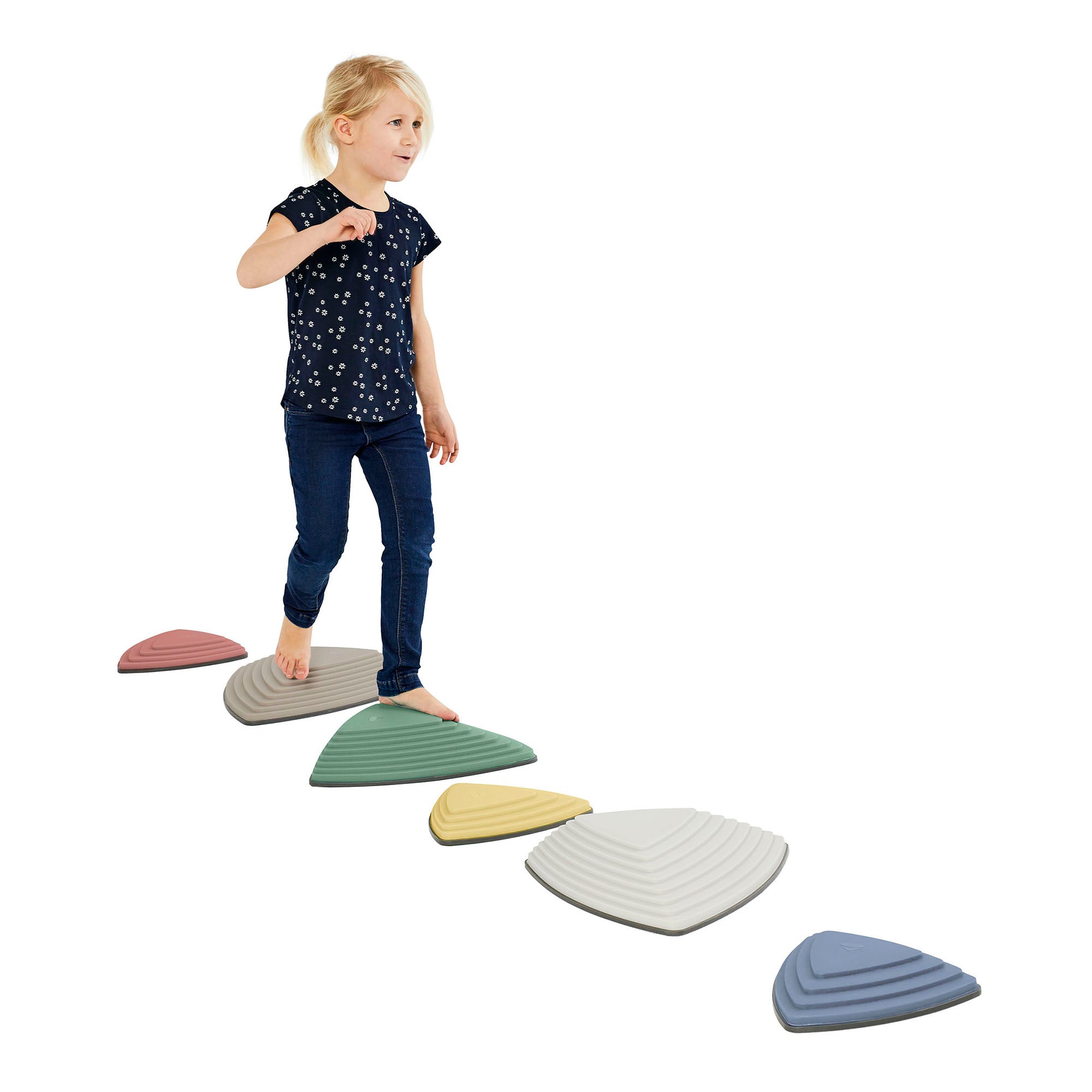 Gonge River Stones – Balance and Coordination Stepping Stones Set of 6
