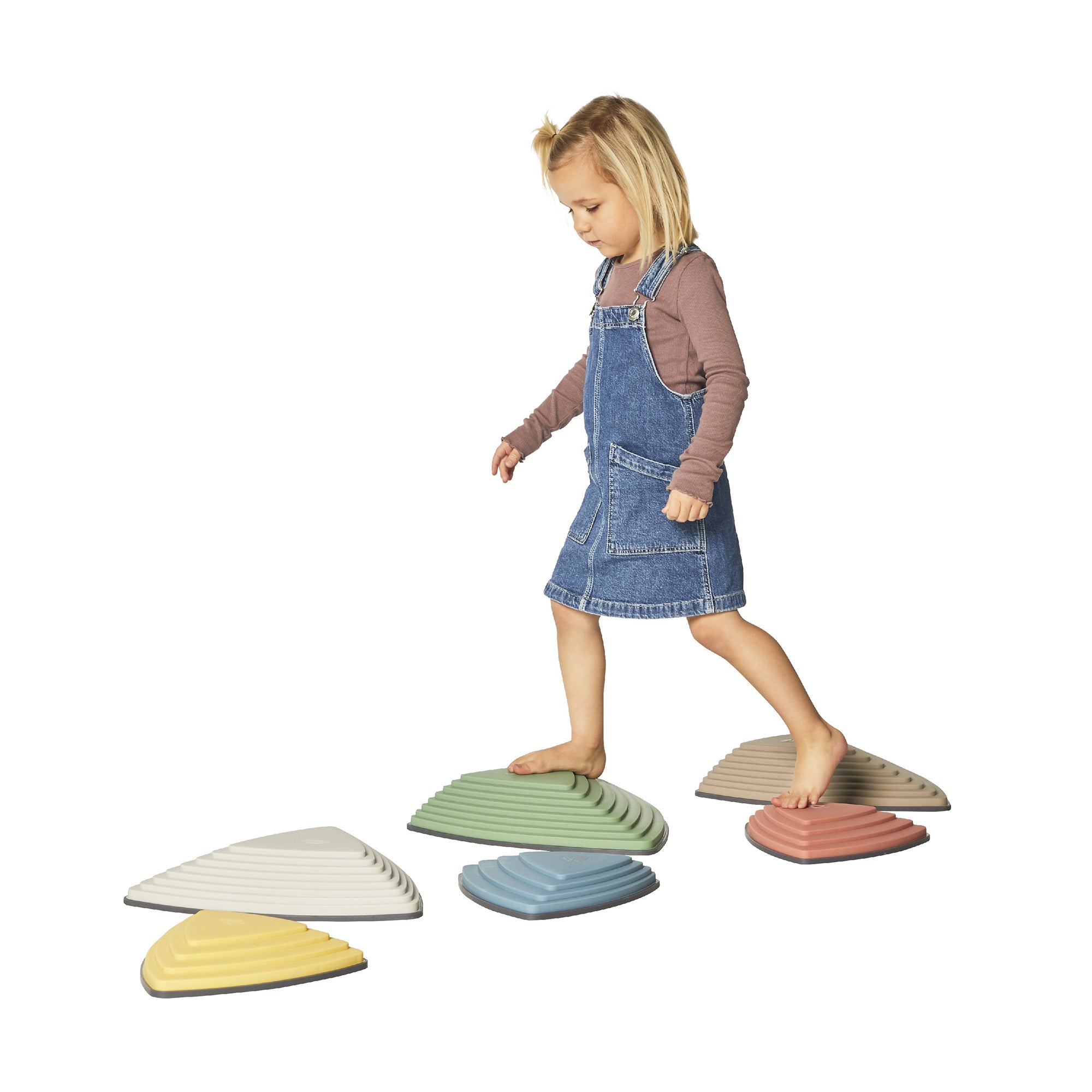 Gonge River Stones – Balance and Coordination Stepping Stones Set of 6