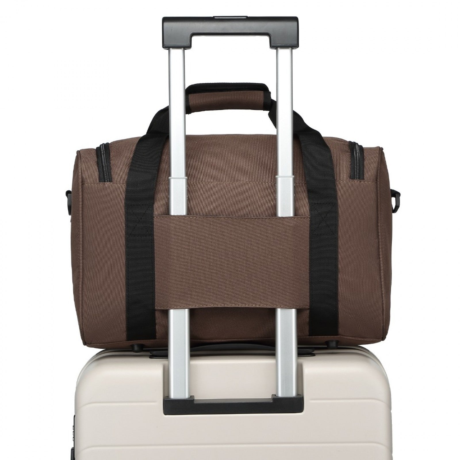 Kono Structured Travel Duffle Bag - Brown