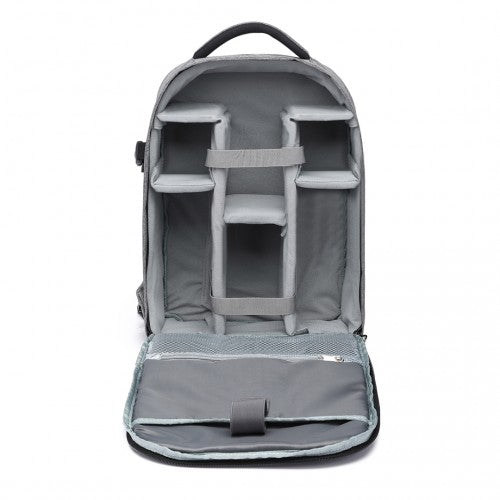 Kono Water Resistant Shockproof DSLR Camera Backpack - Grey