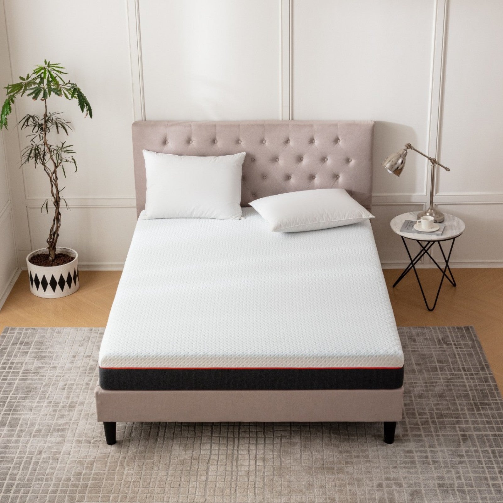 16 cm Memory Foam Mattress – Cooling, Pressure-Relief, Motion-Isolation, Washable Cover | Single, Small Double, Double, King