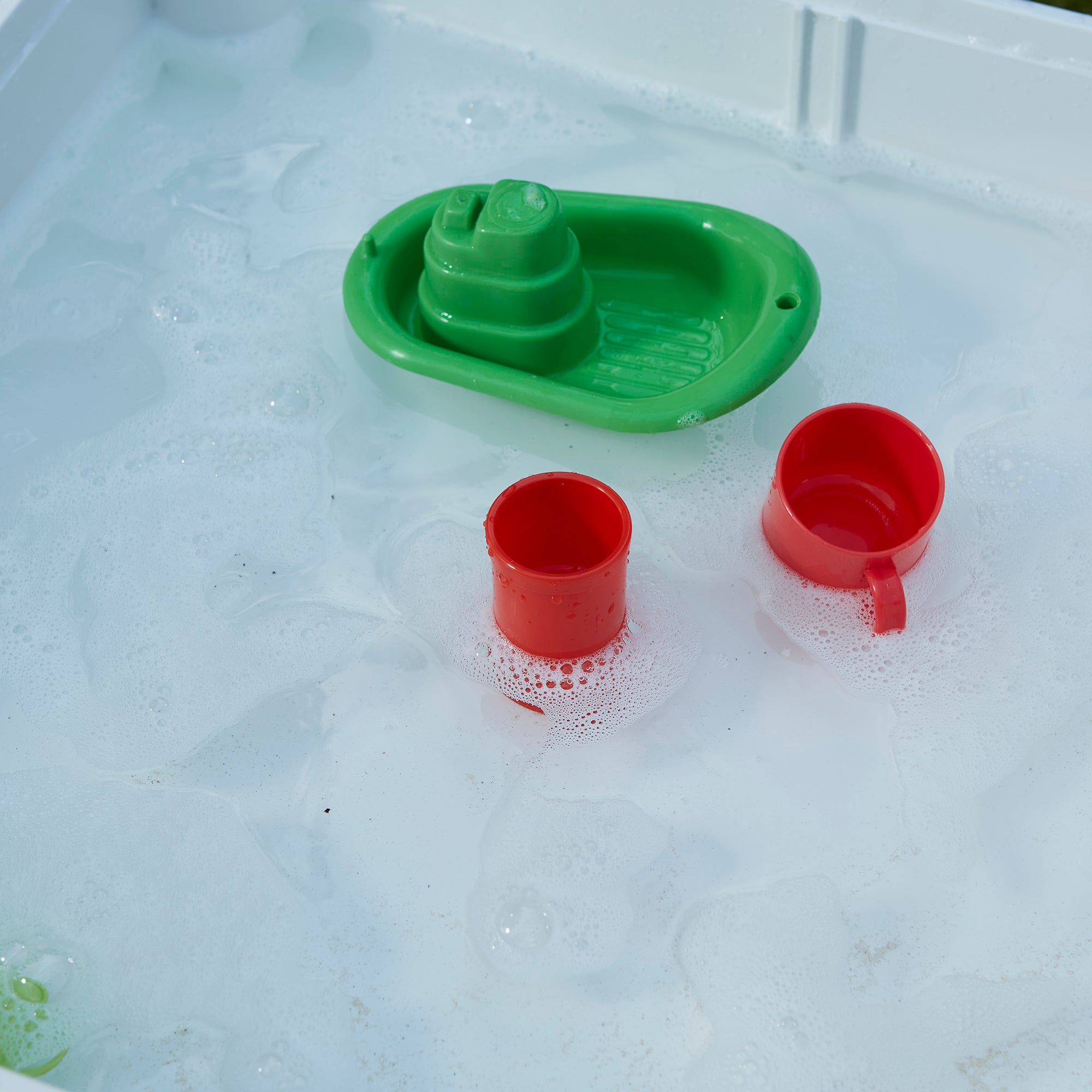 Kids 6-in-1 Multipurpose Activity Table & Chair Set – Chalkboard, Sand & Water Play