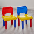 Children’s Multicoloured Plastic Chair Set of 2 – Durable, Lightweight and Safe